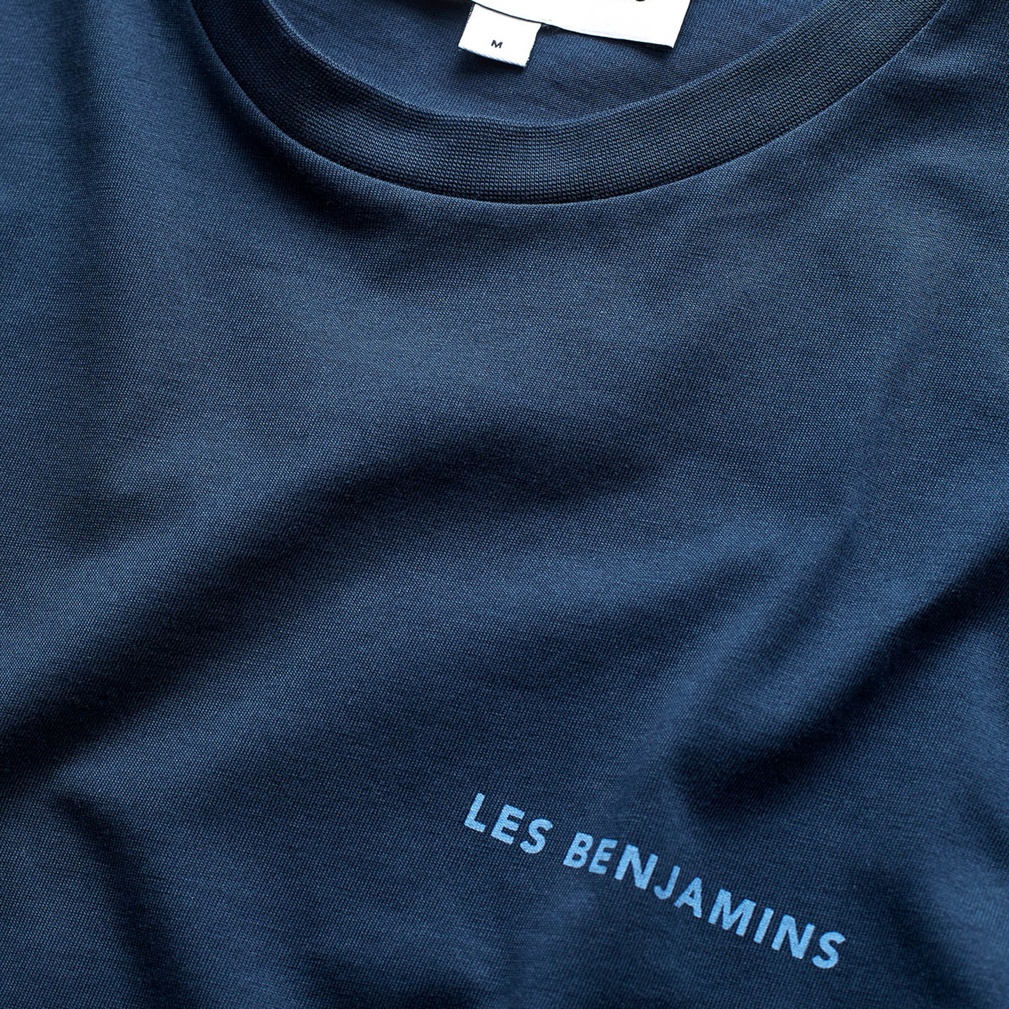 Les Benjamins Erkek Mavi T-Shirt