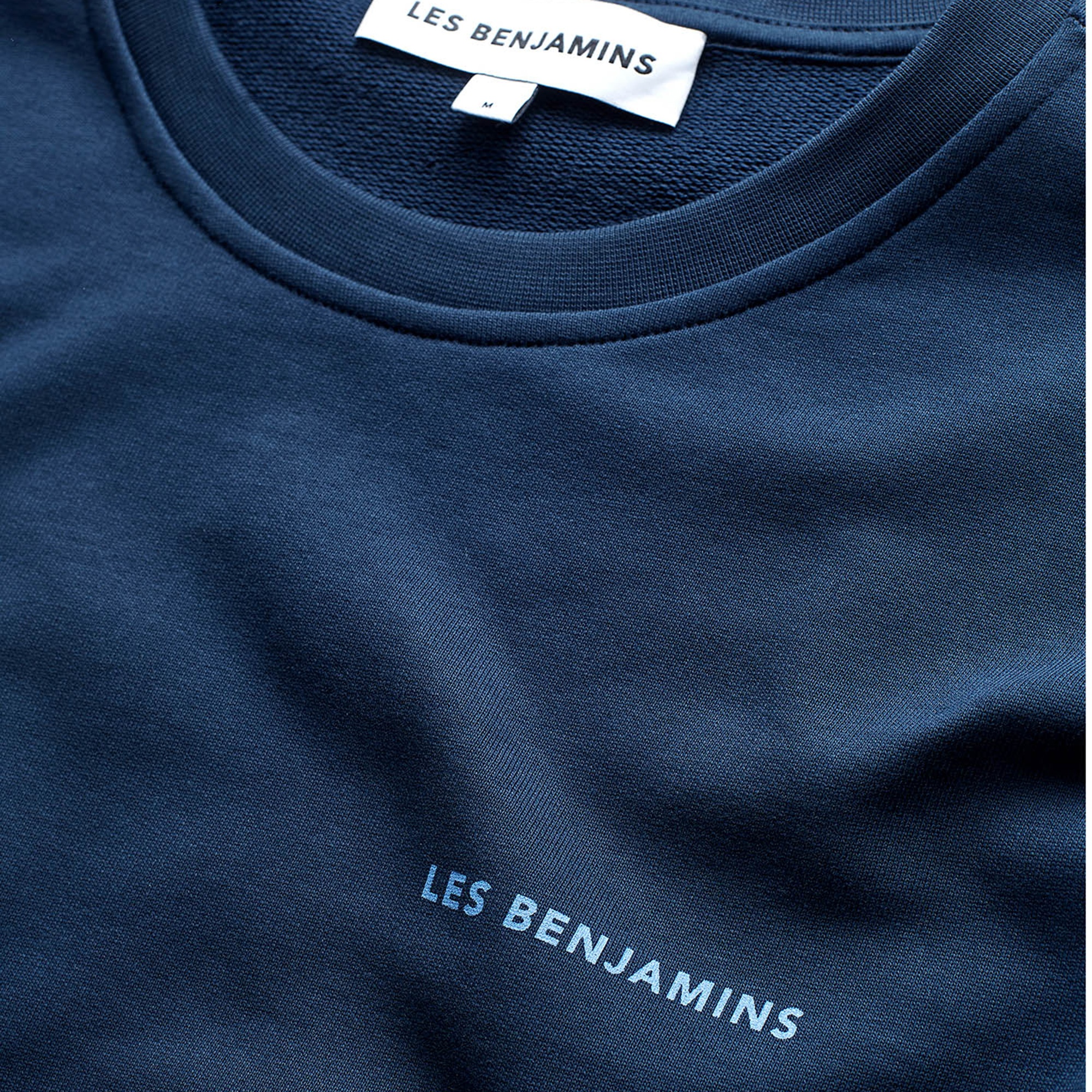 Les Benjamins Erkek Mavi Sweatshirt