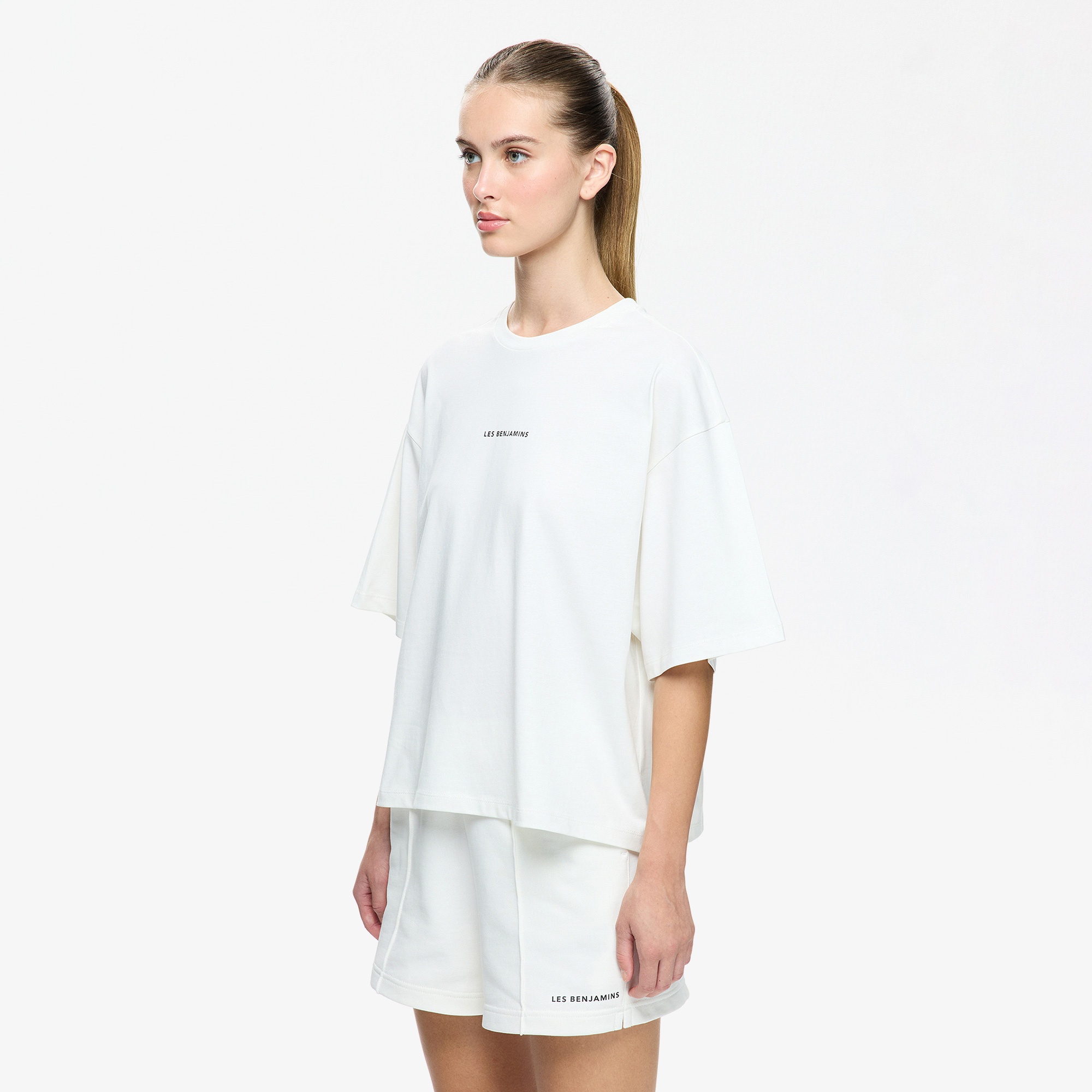 Les Benjamins Kadın Beyaz T-Shirt