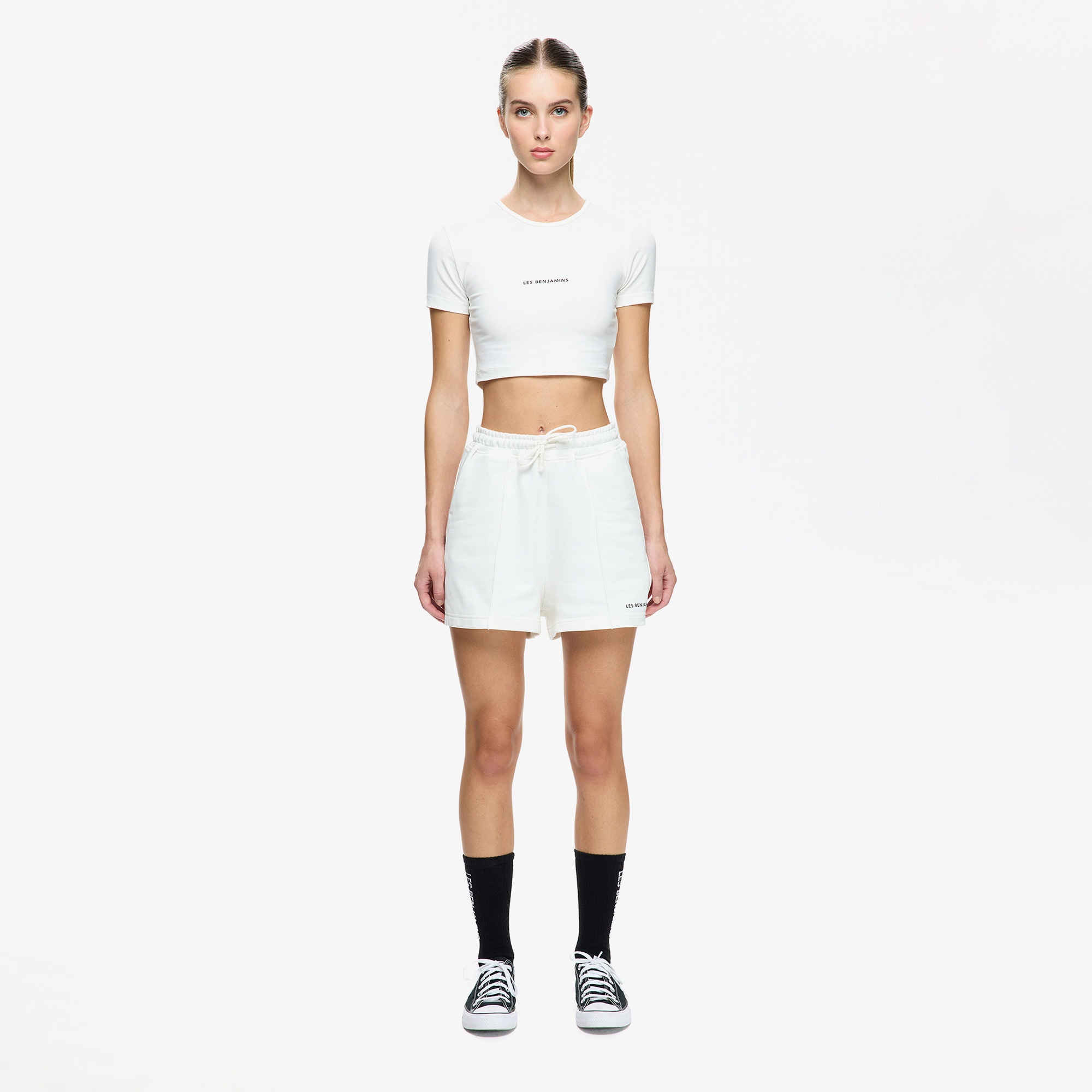 Les Benjamins Kadın Beyaz T-Shirt