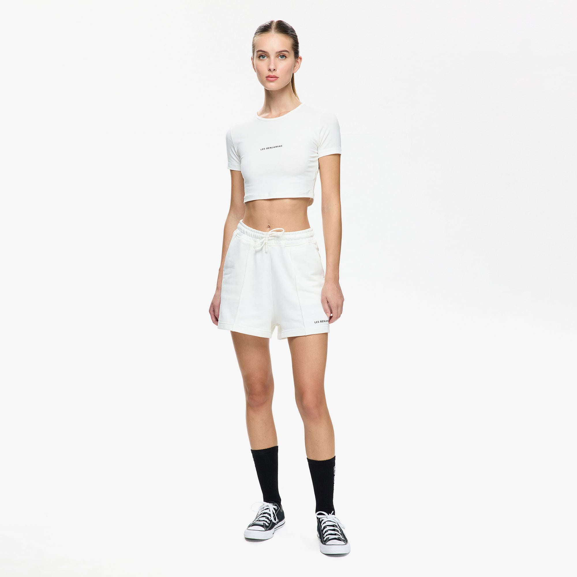 Les Benjamins Kadın Beyaz T-Shirt