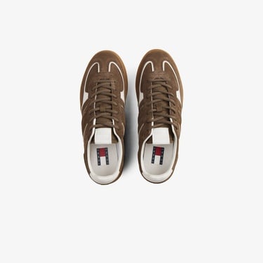  Tommy Hilfiger Kadın The Greenwich Edge Süet Kahverengi Sneaker