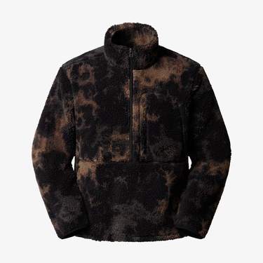  The North Face Extreme Pile Printed Pullover Erkek Siyah Polar