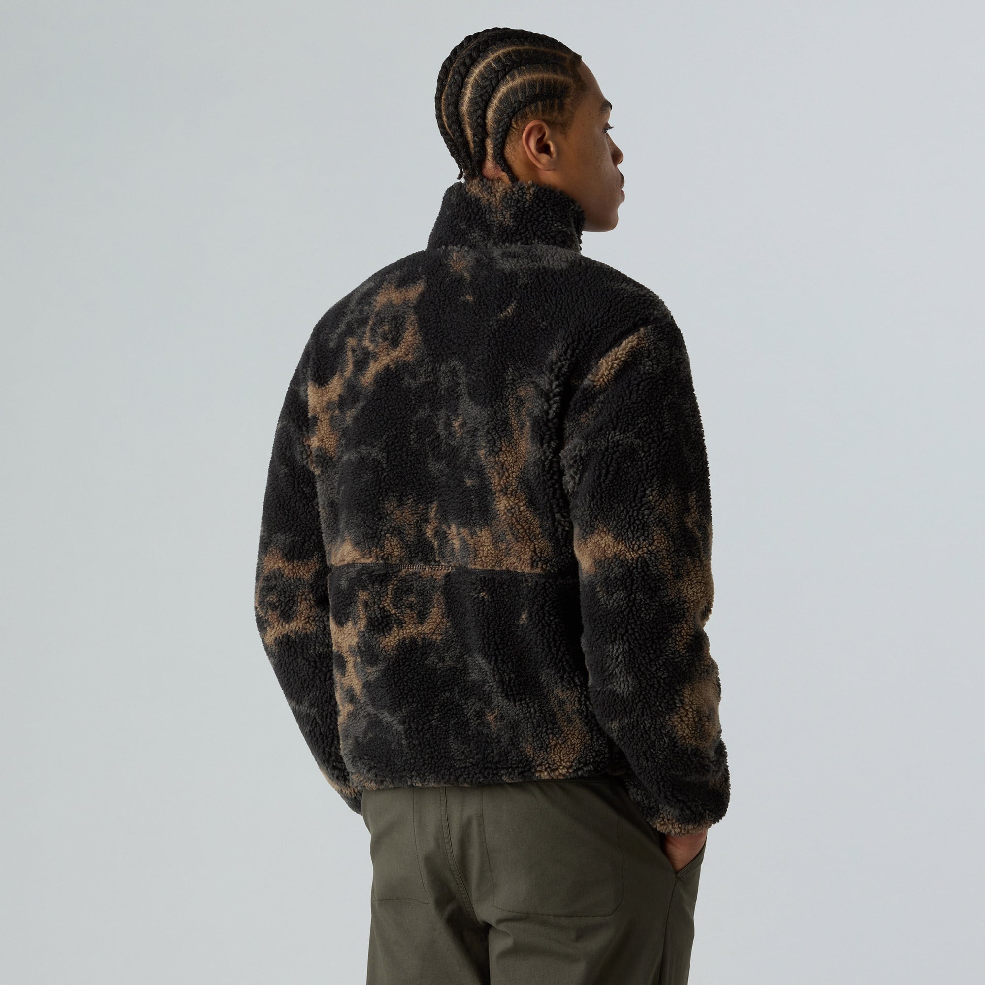 The North Face Extreme Pile Printed Pullover Erkek Siyah Polar