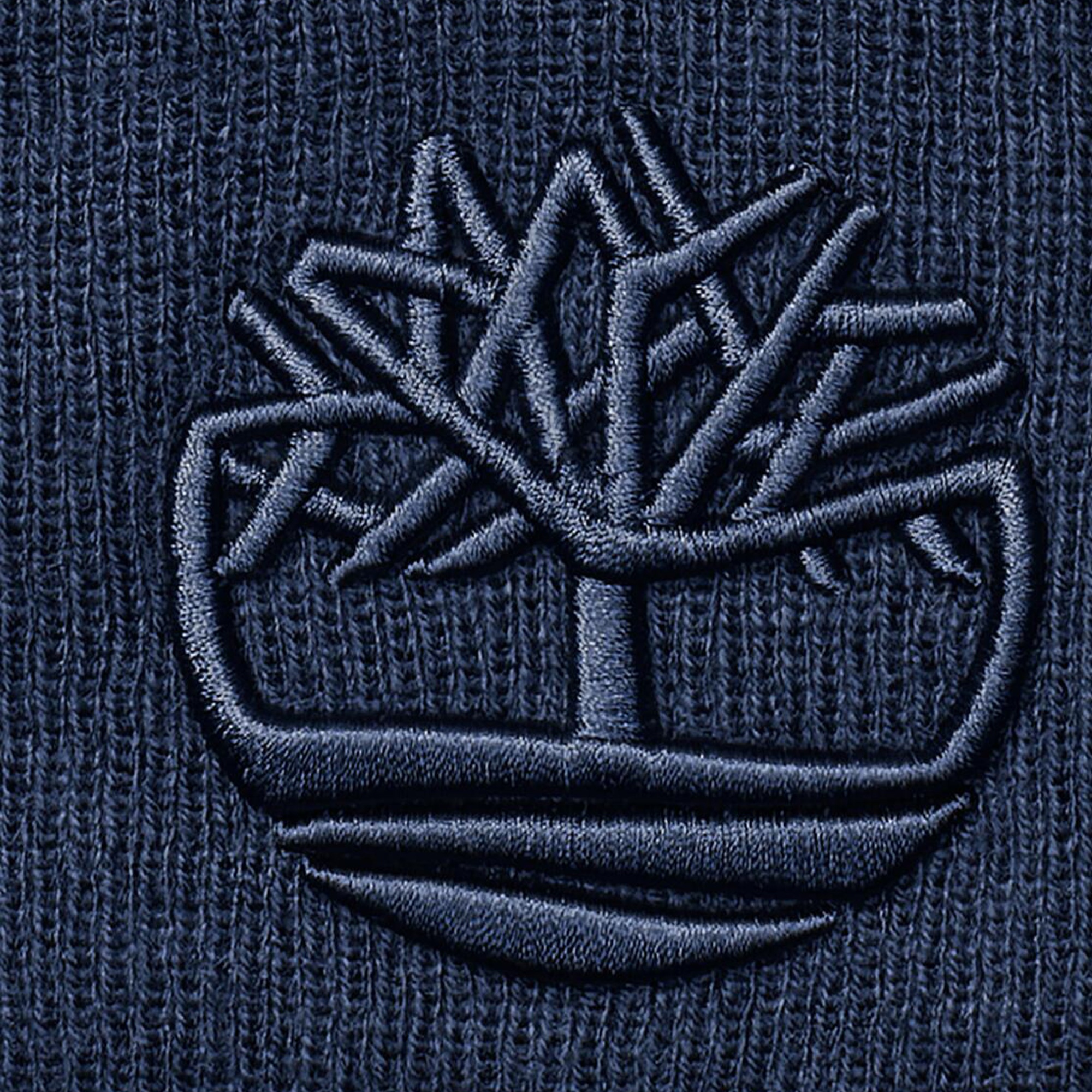 Timberland 3D İşlemeli Erkek Lacivert Bere