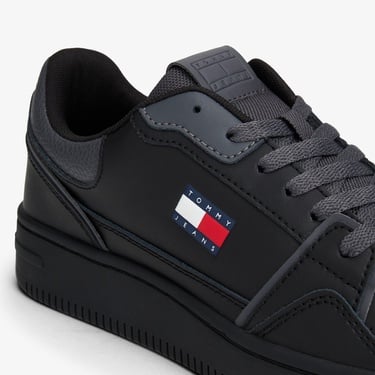  Tommy Jeans Retro Basket Kadın Siyah Spor Ayakkabı