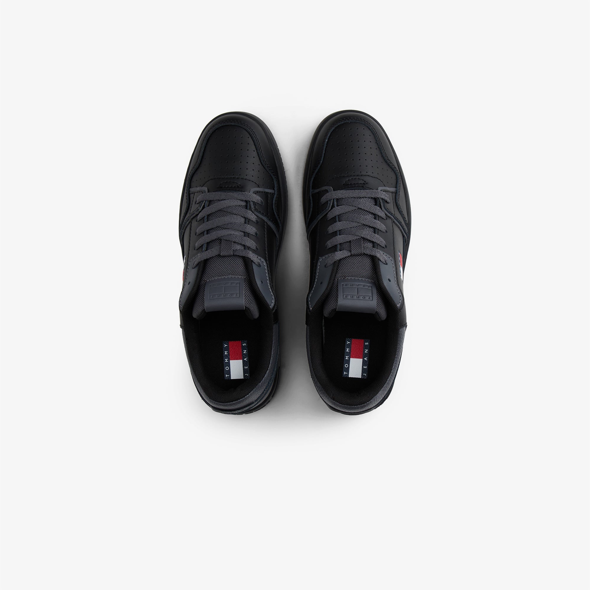 Tommy Jeans Retro Basket Kadın Siyah Spor Ayakkabı