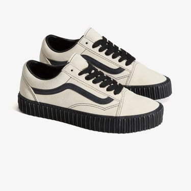  Vans Old Skool Creeper Unisex Beyaz Spor Ayakkabı