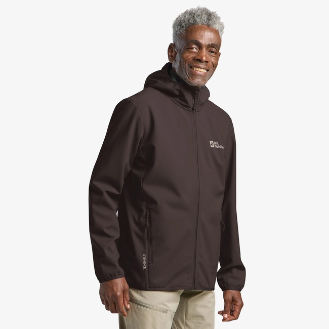  Jack Wolfskin Bornberg Hooded Erkek Kahverengi Mont