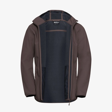  Jack Wolfskin Bornberg Hooded Erkek Kahverengi Mont