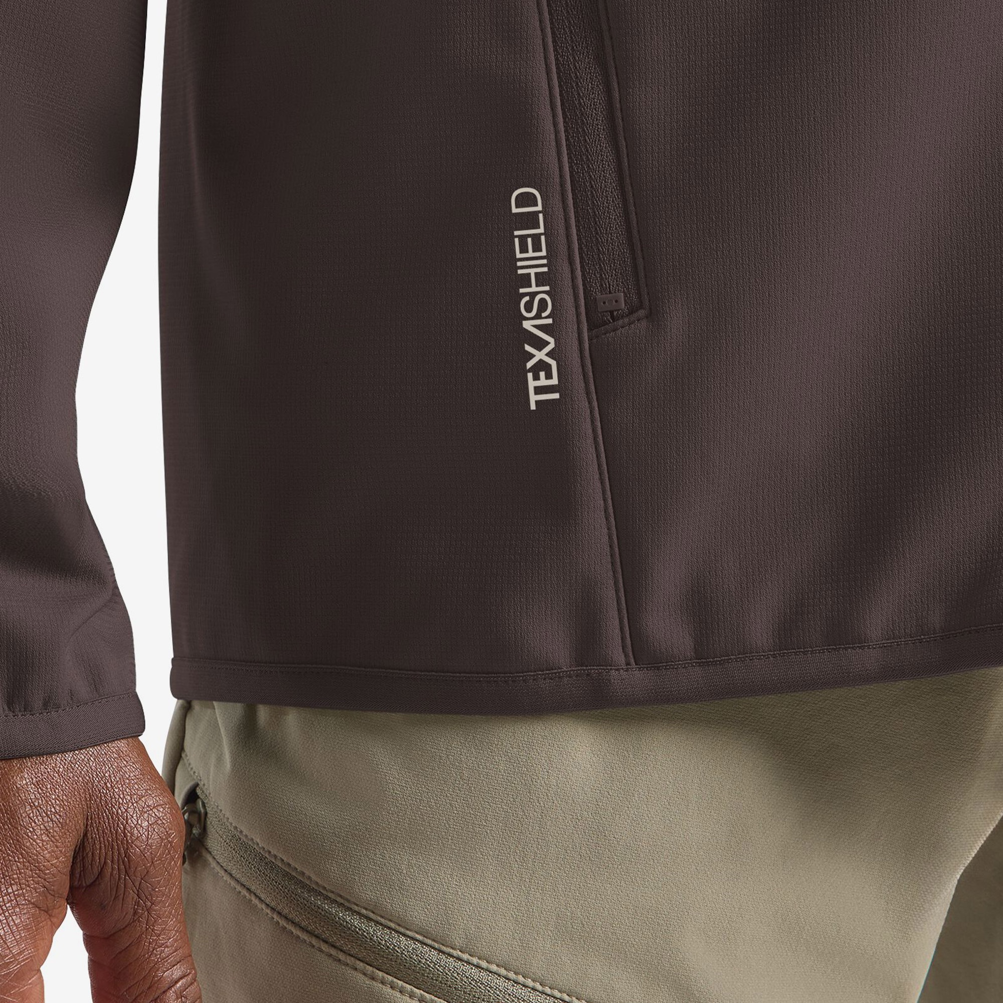 Jack Wolfskin Bornberg Hooded Erkek Kahverengi Mont