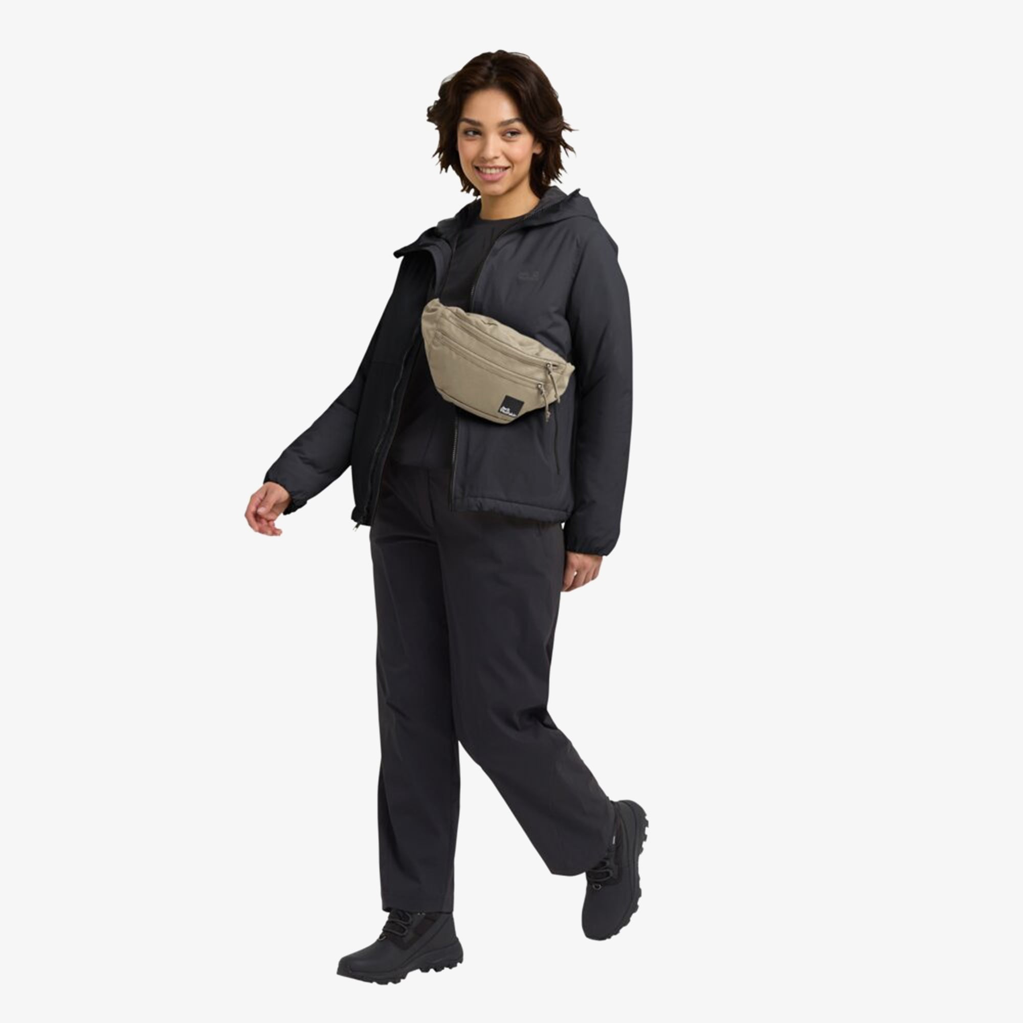 Jack Wolfskin Pamir Kadın Siyah Ceket