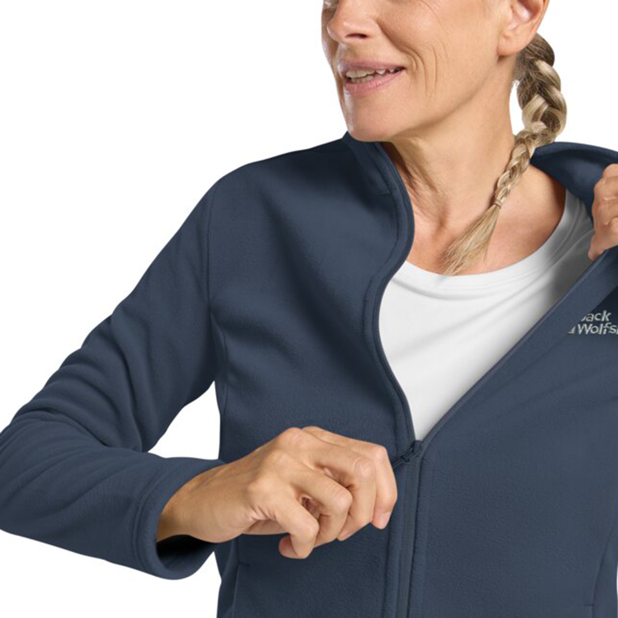 Jack Wolfskin Taunus Full Zipped Kadın Lacivert Ceket