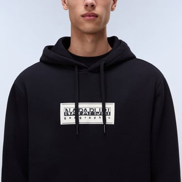  Napapijri B-Box Erkek Siyah Sweatshirt