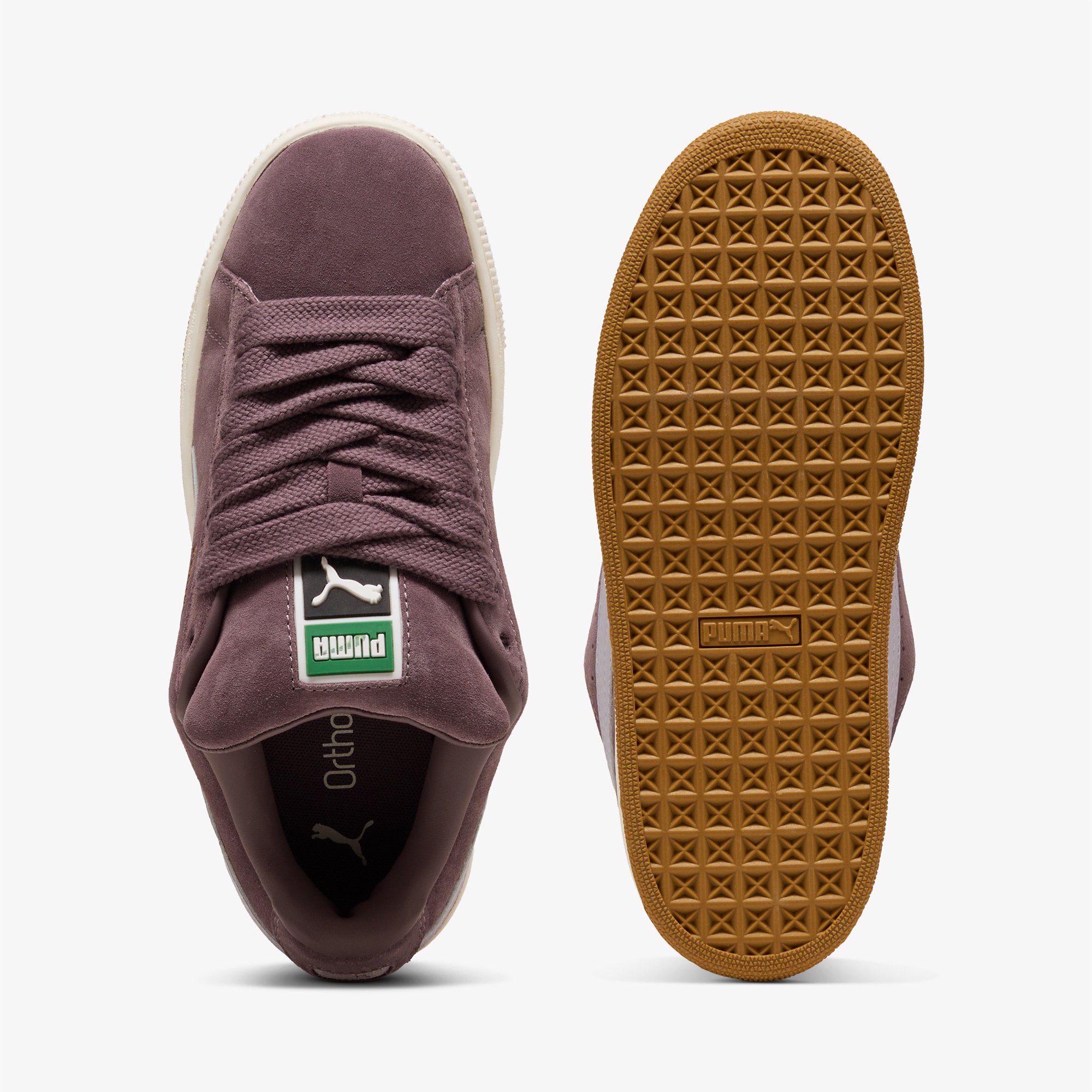 Puma Suede XL Unisex Krem Spor Ayakkabı