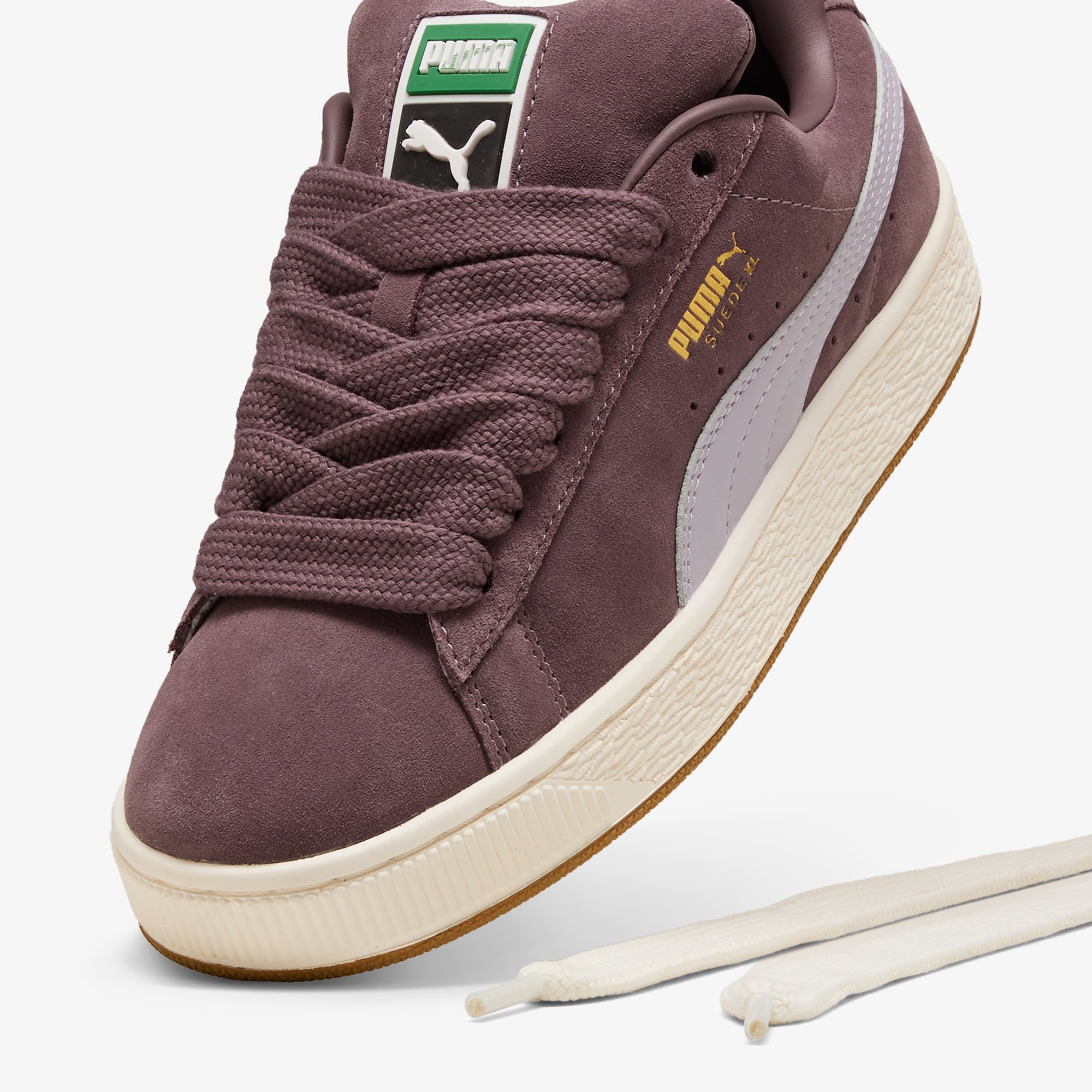 Puma Suede XL Unisex Krem Spor Ayakkabı