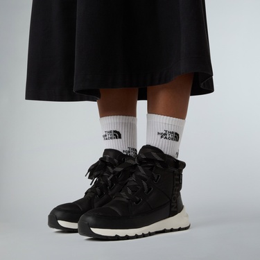  The North Face Thermoball Lace Up Luxe Su Geçirmez Kadın Siyah Bot
