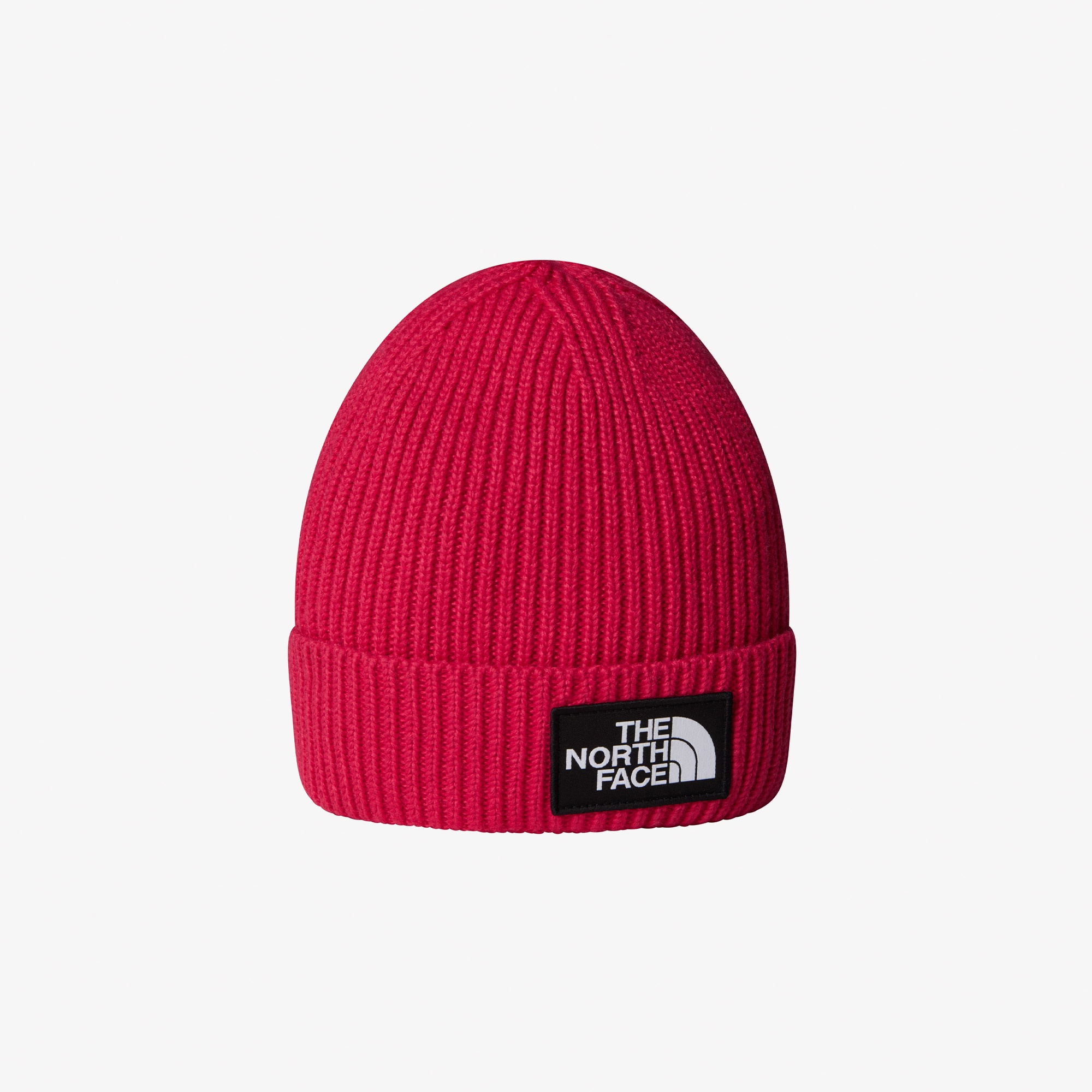 The North Face TNF Logo Box Cuffed Kırmızı Bere