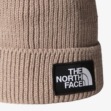  The North Face Logo Box Cuffed Unisex Gri Bere