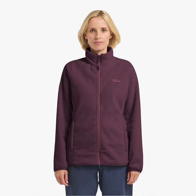  Jack Wolfskin Moonrise Full Zipped Kadın Mor Ceket