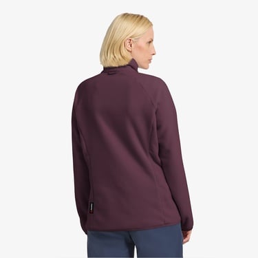  Jack Wolfskin Moonrise Full Zipped Kadın Mor Ceket