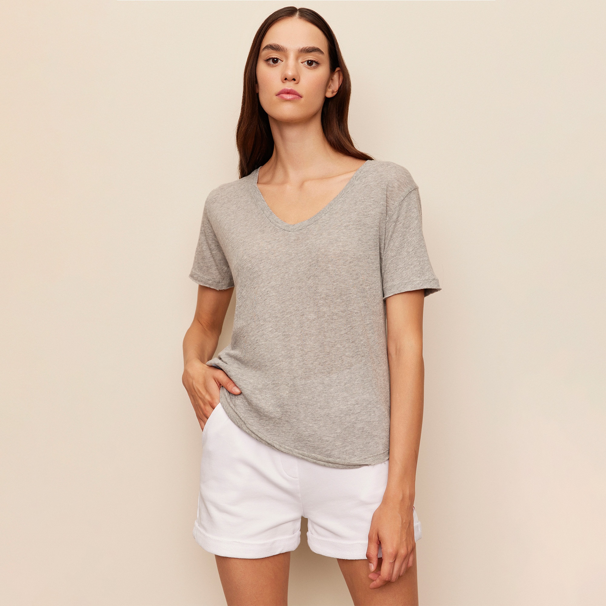 The Stay Line Kassiani Kadın Gri T-Shirt