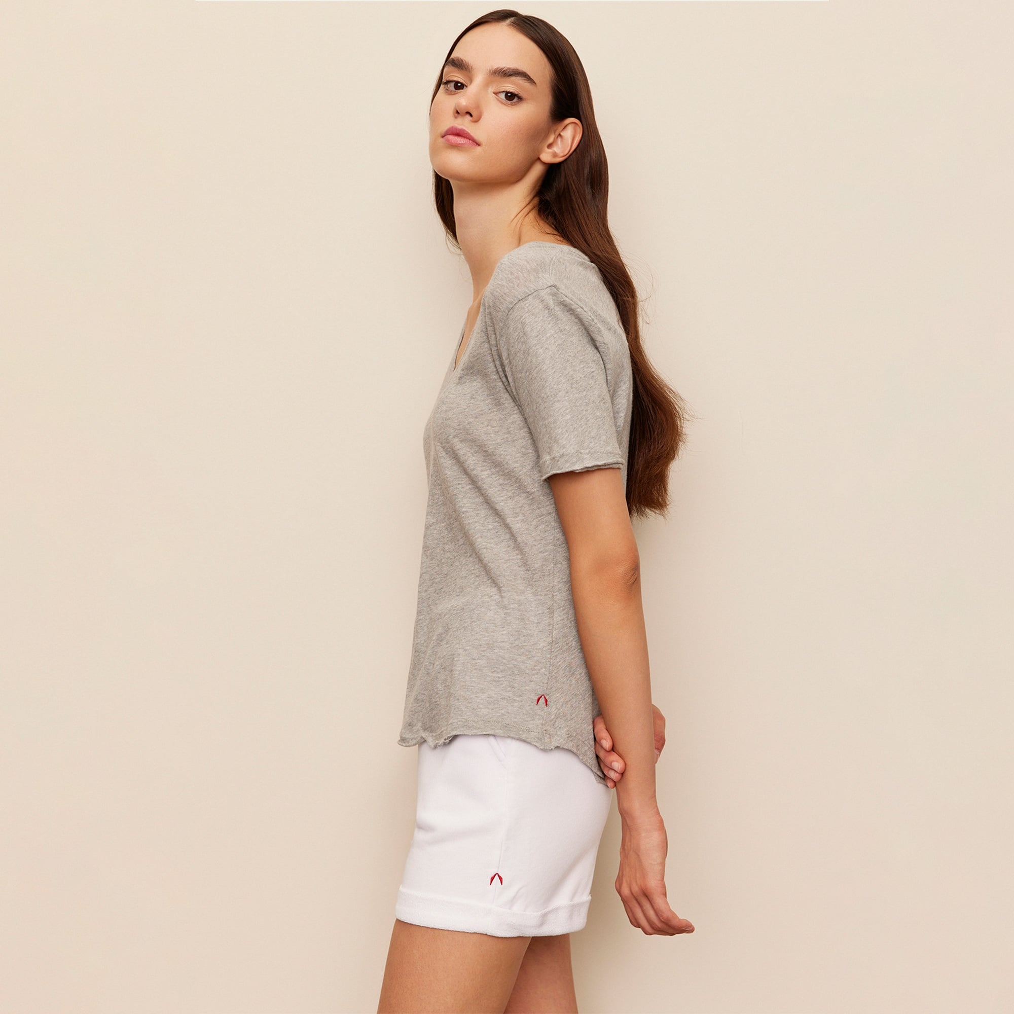 The Stay Line Kassiani Kadın Gri T-Shirt