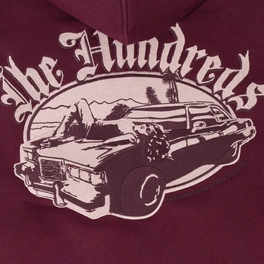  The Hundreds Vibes Pullover Erkek Mor Hoodie