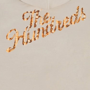 The Hundreds Snake Slant Pullover Erkek Bej Hoodie