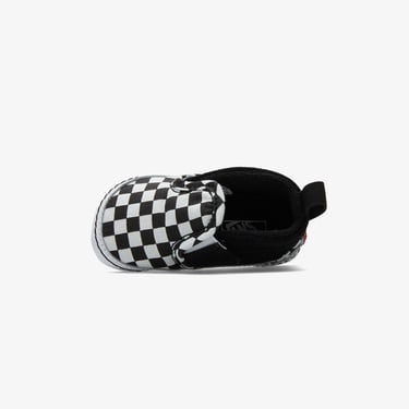  Vans Slip On V-Crib Checkered Bebek Beyaz Spor Ayakkabı