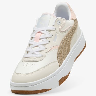  Puma Cali Sylva Elevated Kadın Krem Spor Ayakkabı