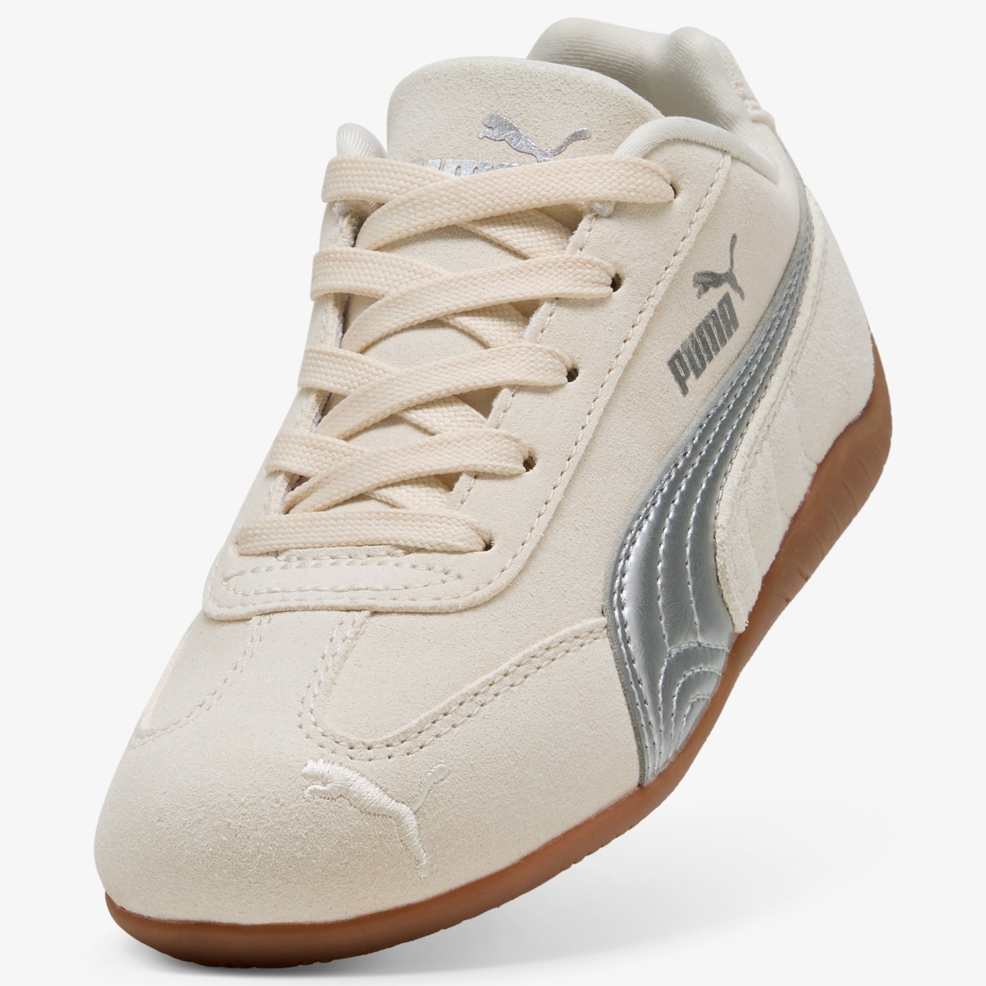 Puma Speedcat Metallic Çocuk Krem Spor Ayakkabı