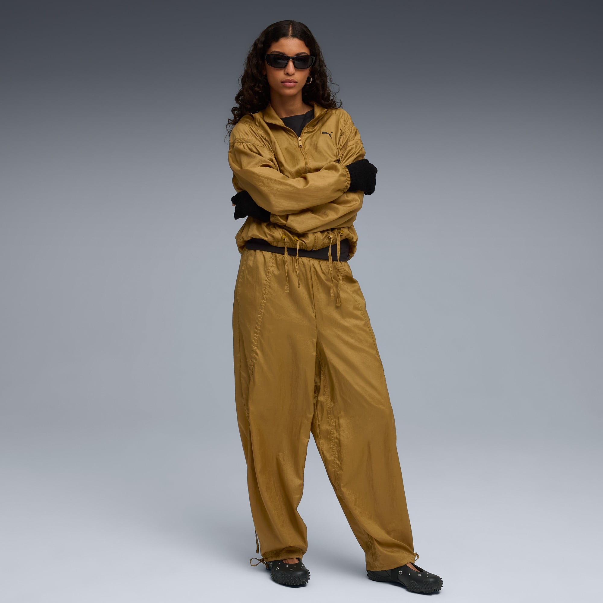 Puma Dare To Oversized Woven Kadın Sarı Ceket