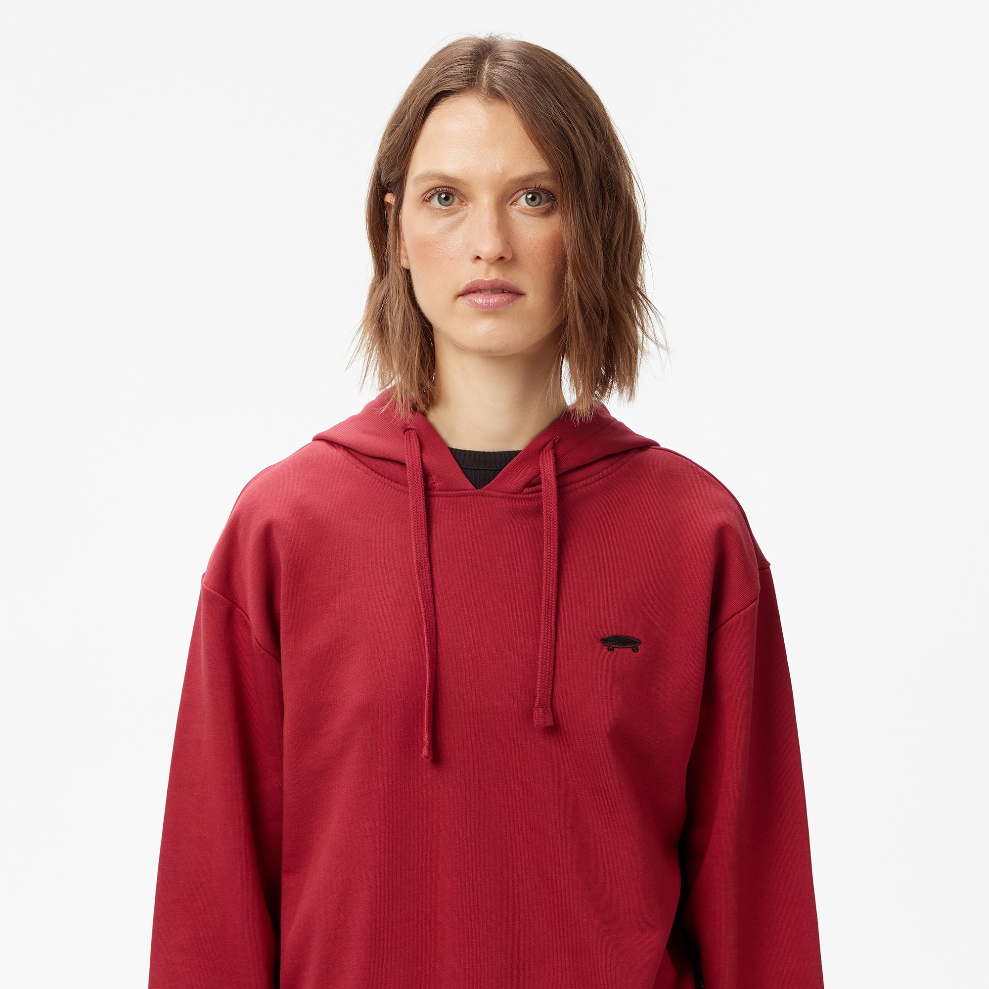 Vans W Salton Rlx Ft Po Kadın Bordo Sweatshırt