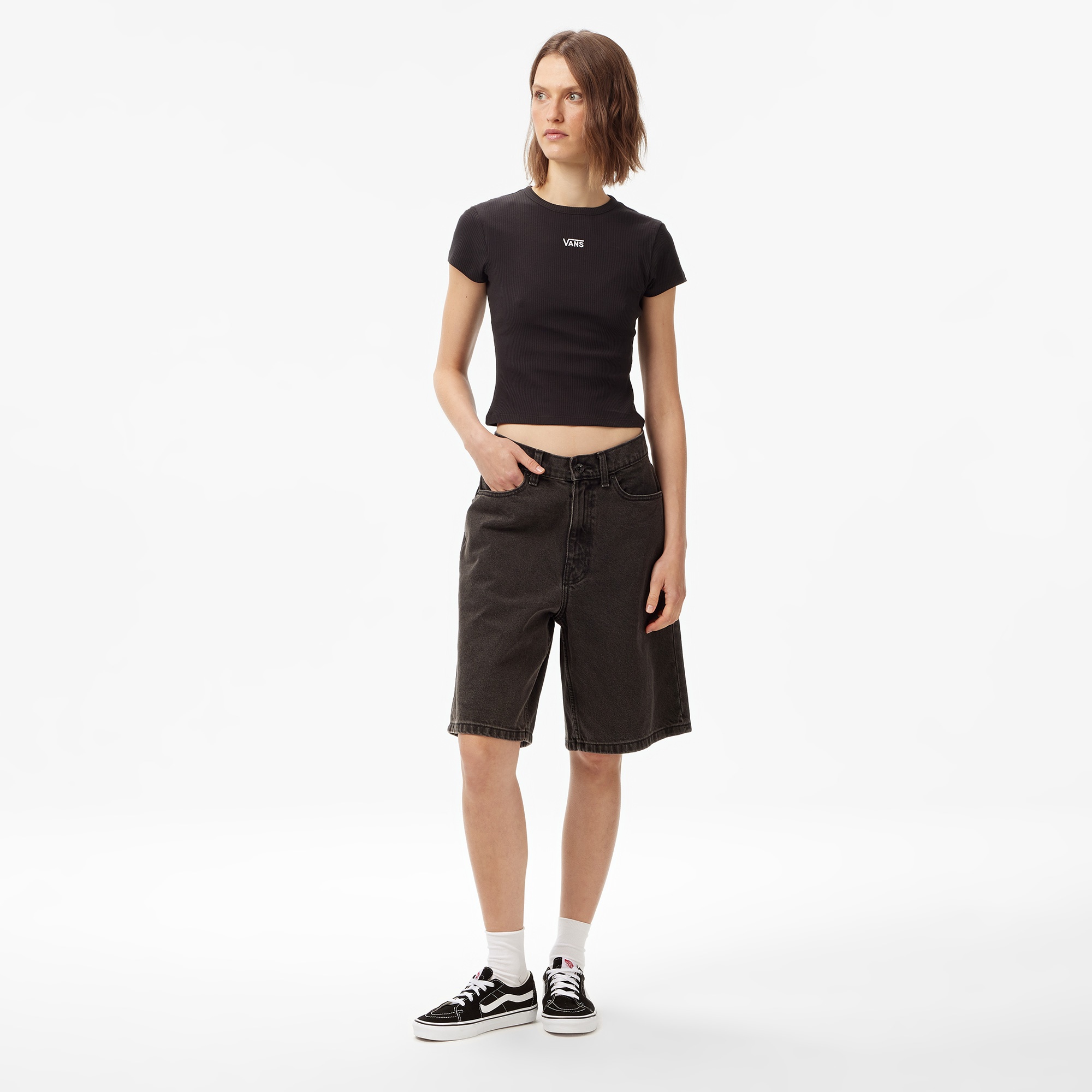 Vans Cameron Kadın Siyah T-Shirt