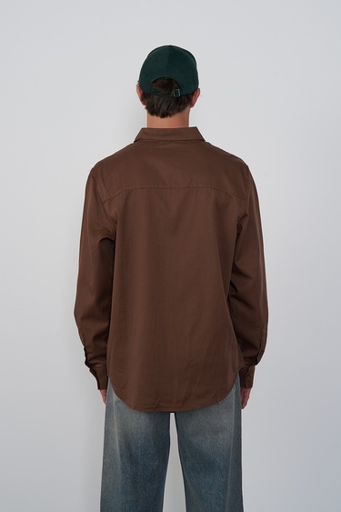  Dökümlü Basic Gömlek