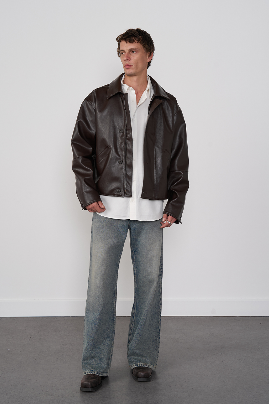  Dökümlü Basic Gömlek