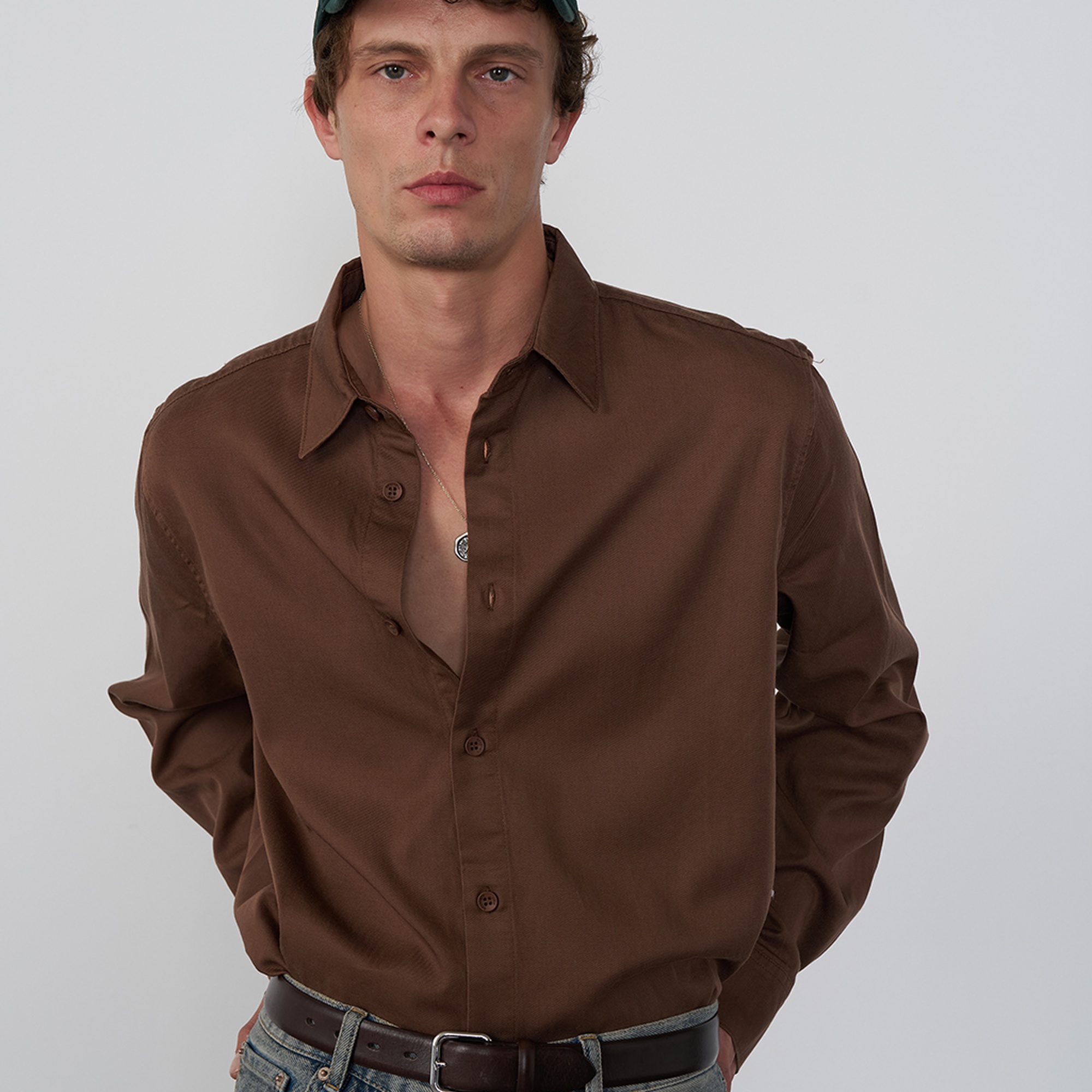 Dökümlü Basic Gömlek