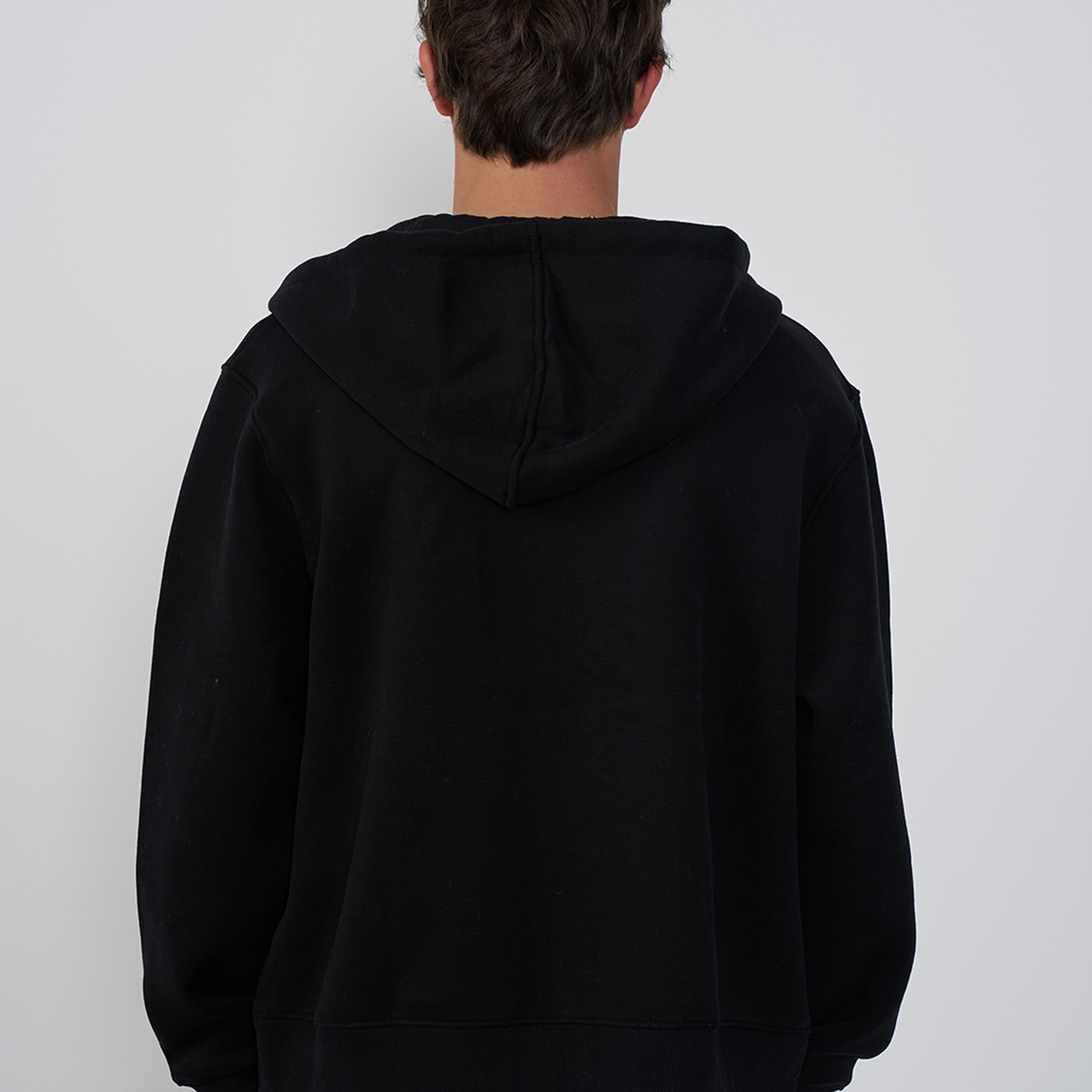 Oversize Kısa Hoodie