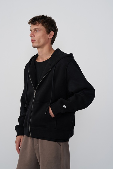  Oversize Kısa Hoodie