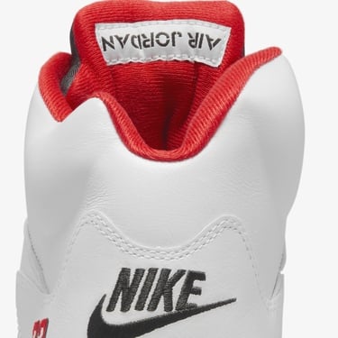  Jordan Air 5 Retro Erkek Beyaz Spor Ayakkabı
