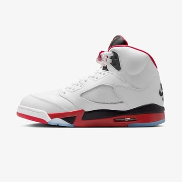  Jordan Air 5 Retro Erkek Beyaz Spor Ayakkabı