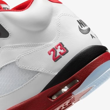  Jordan Air 5 Retro Erkek Beyaz Spor Ayakkabı