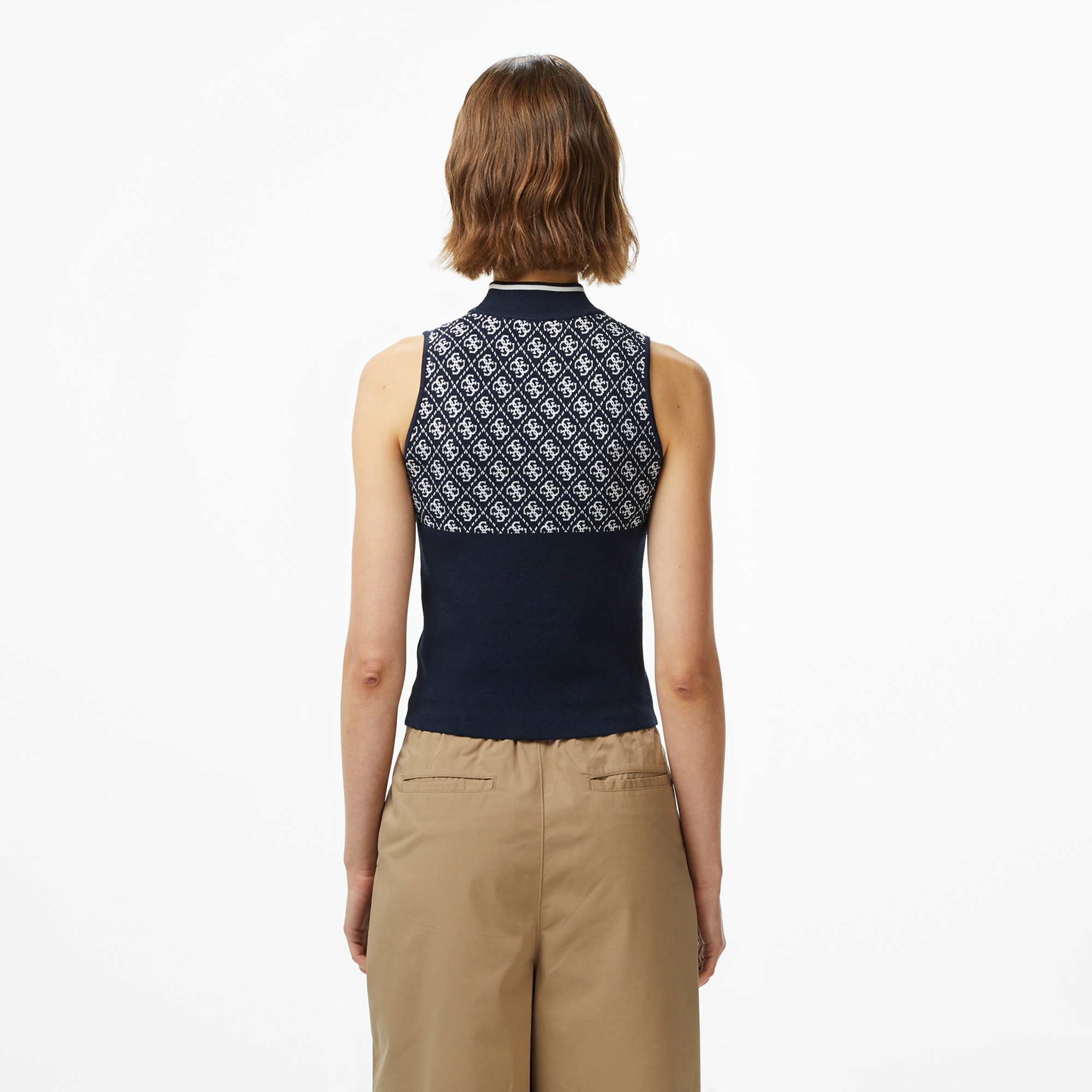 Guess Lise Kadın Lacivert Triko