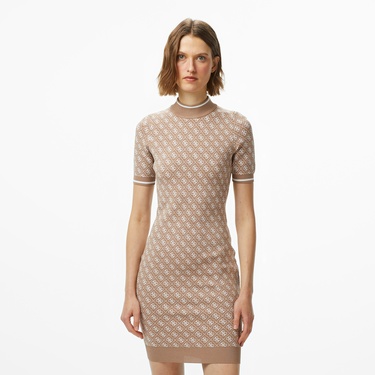  Guess Lise Kadın Kahverengi Elbise