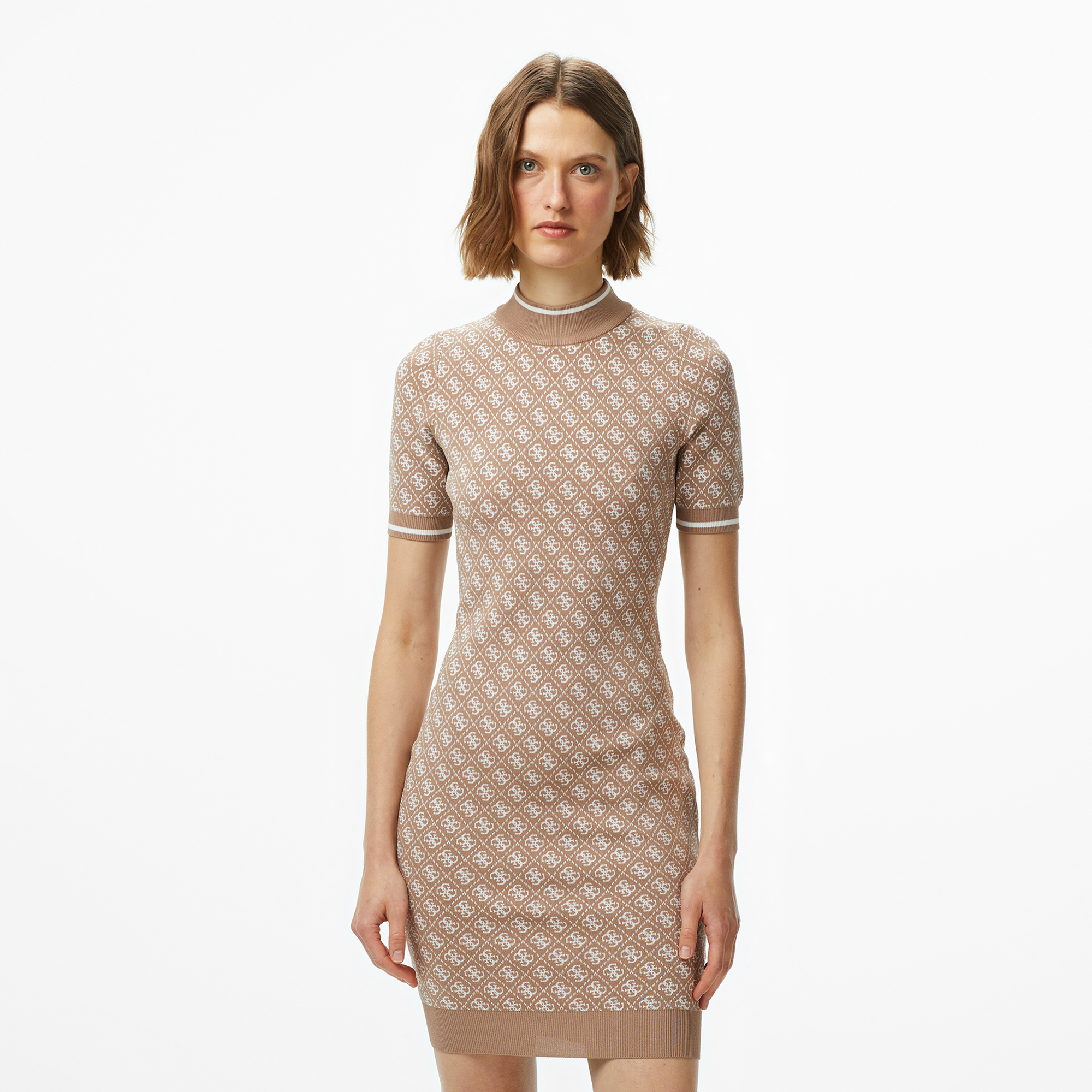  Guess Lise Kadın Kahverengi Elbise