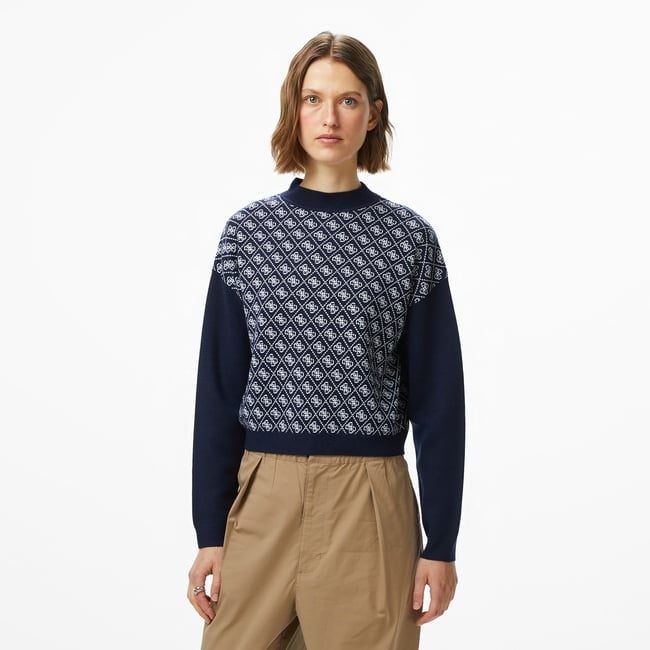  Guess Aubrey Yün Karışımlı Kadın Lacivert Triko