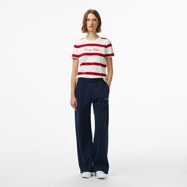  Tommy Hilfiger Script Regular Kadın Beyaz T-Shirt