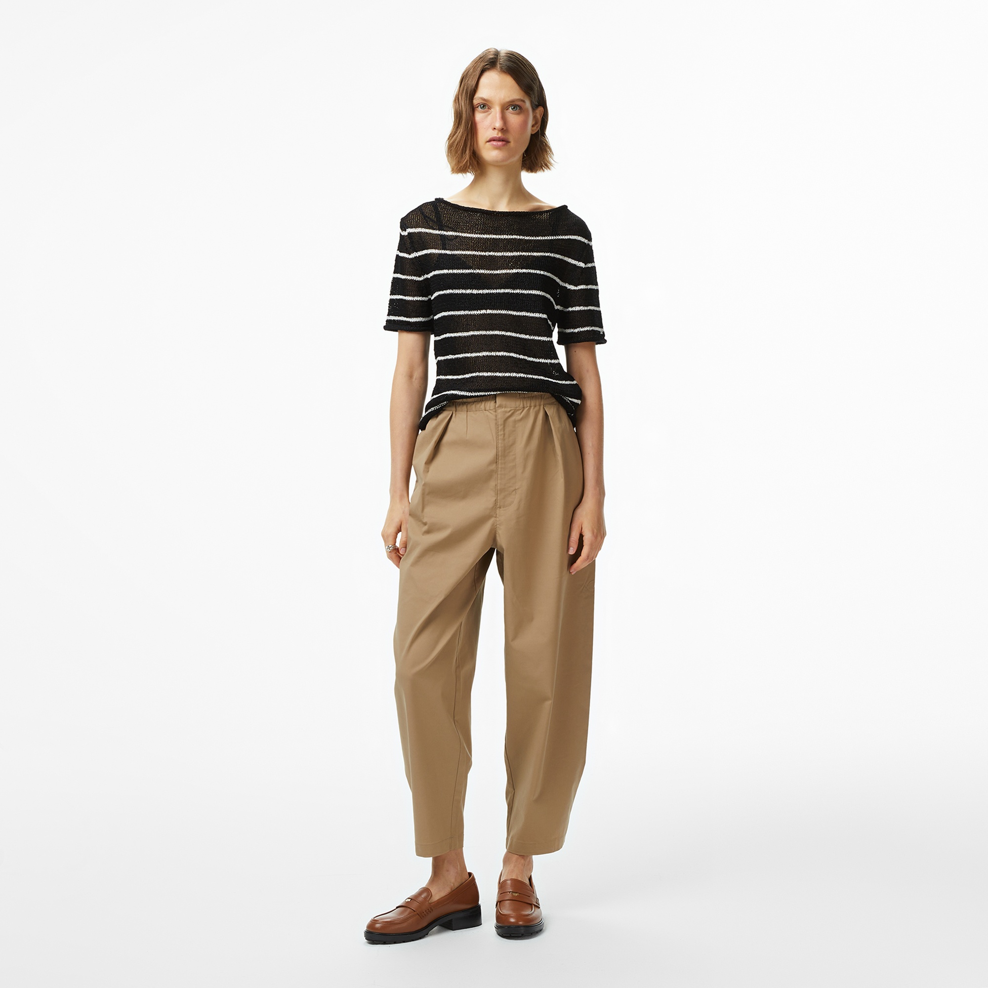 Tommy Hilfiger Textured Rayon Open Kadın Siyah Kazak