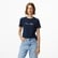 Tommy Hilfiger Lurex Script Regular Kadın Beyaz T-Shirt
